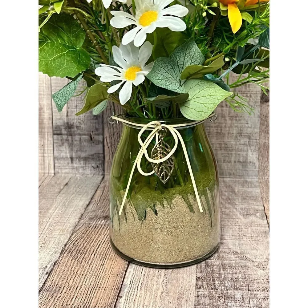 Sunflower Daisy Eucalyptus Floral Arrangement Baby Wedding Birthday Family Reuni